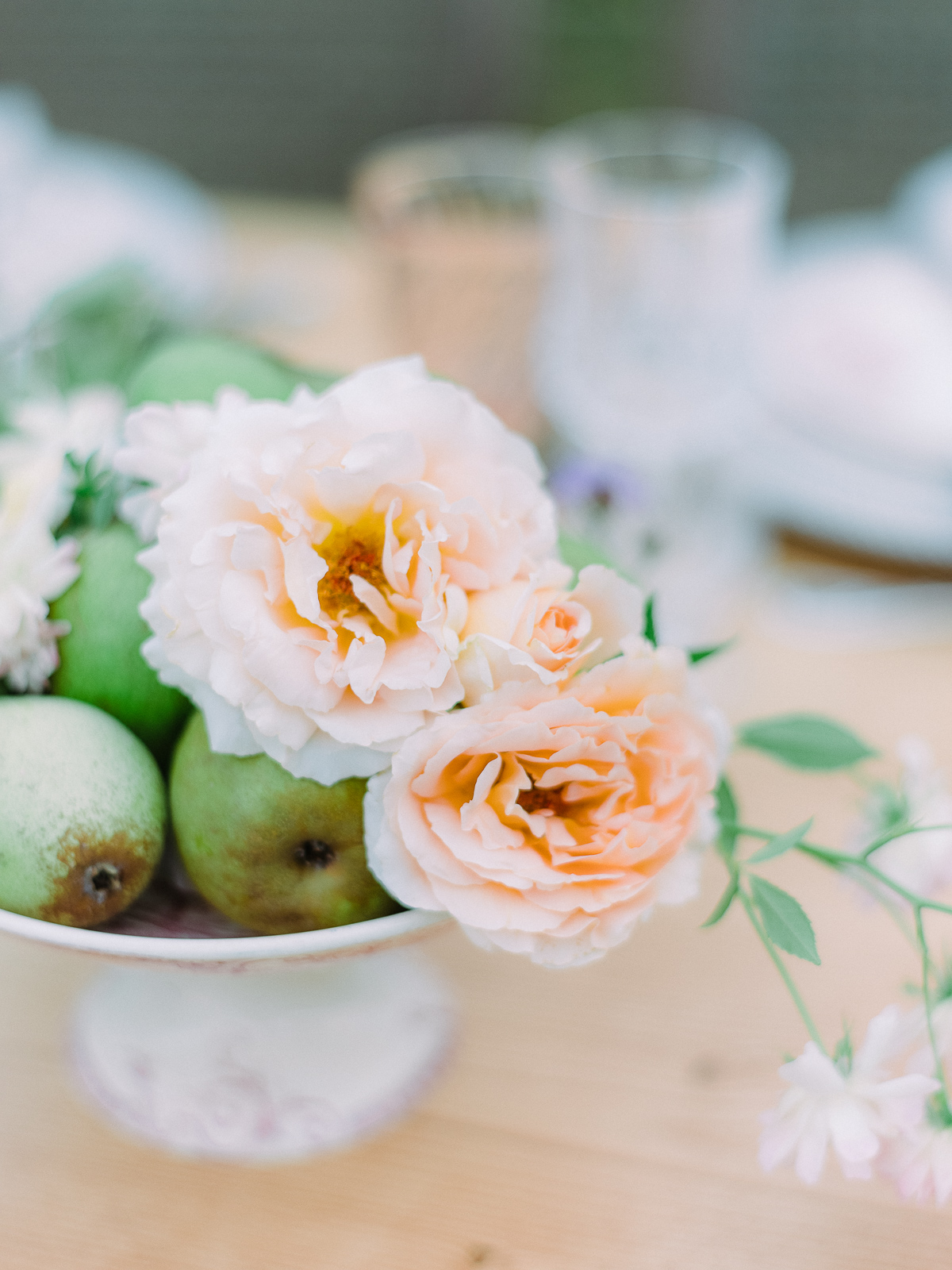 Elegant table set up
